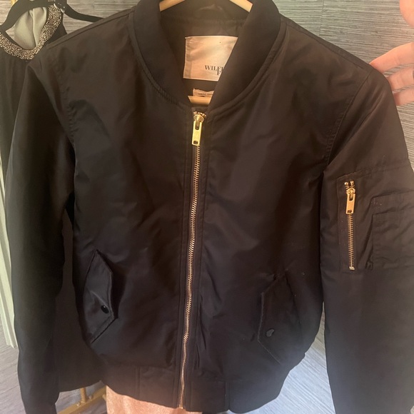 Aritzia Wilfred Avion Bomber jacket - Black - Picture 2 of 6